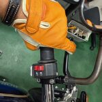 SR400 のクラッチレバー SR400 のクラッチレバー