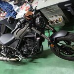 REBEL 250 フロントフォークの動き 2 REBEL 250 フロントフォークの動き 2