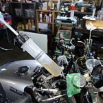 YAMAHA SR400 フォークオイル交換