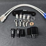 ツインオイルラインステンレス 油温（ヘッド放熱ステー付き） TFR-PTFIN-HFB26SUS S/B